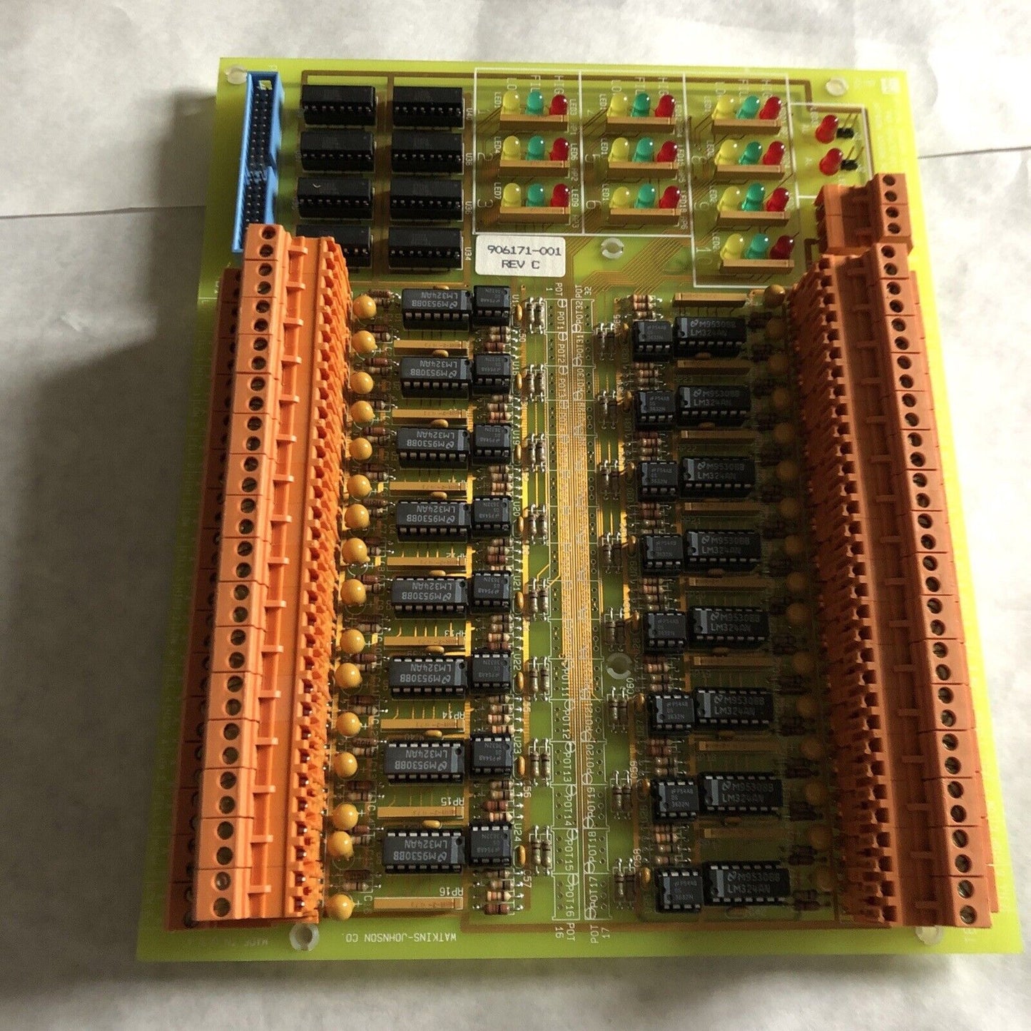 Watkins Johnson 906171-001 Optical Sensor Interface,Wj 906170-001 Teltec 2995,Ab