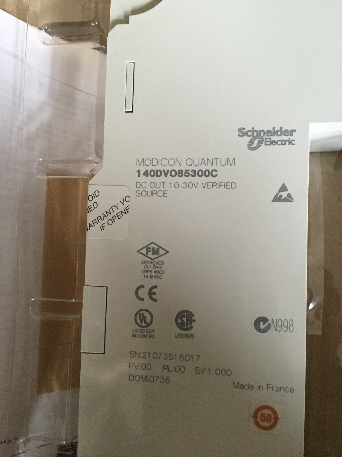 Schneider 140 Dvo 853 00,10-30 Vdc Out Ver Modicon Tsx Quantum,140Dvo85300c,Eh