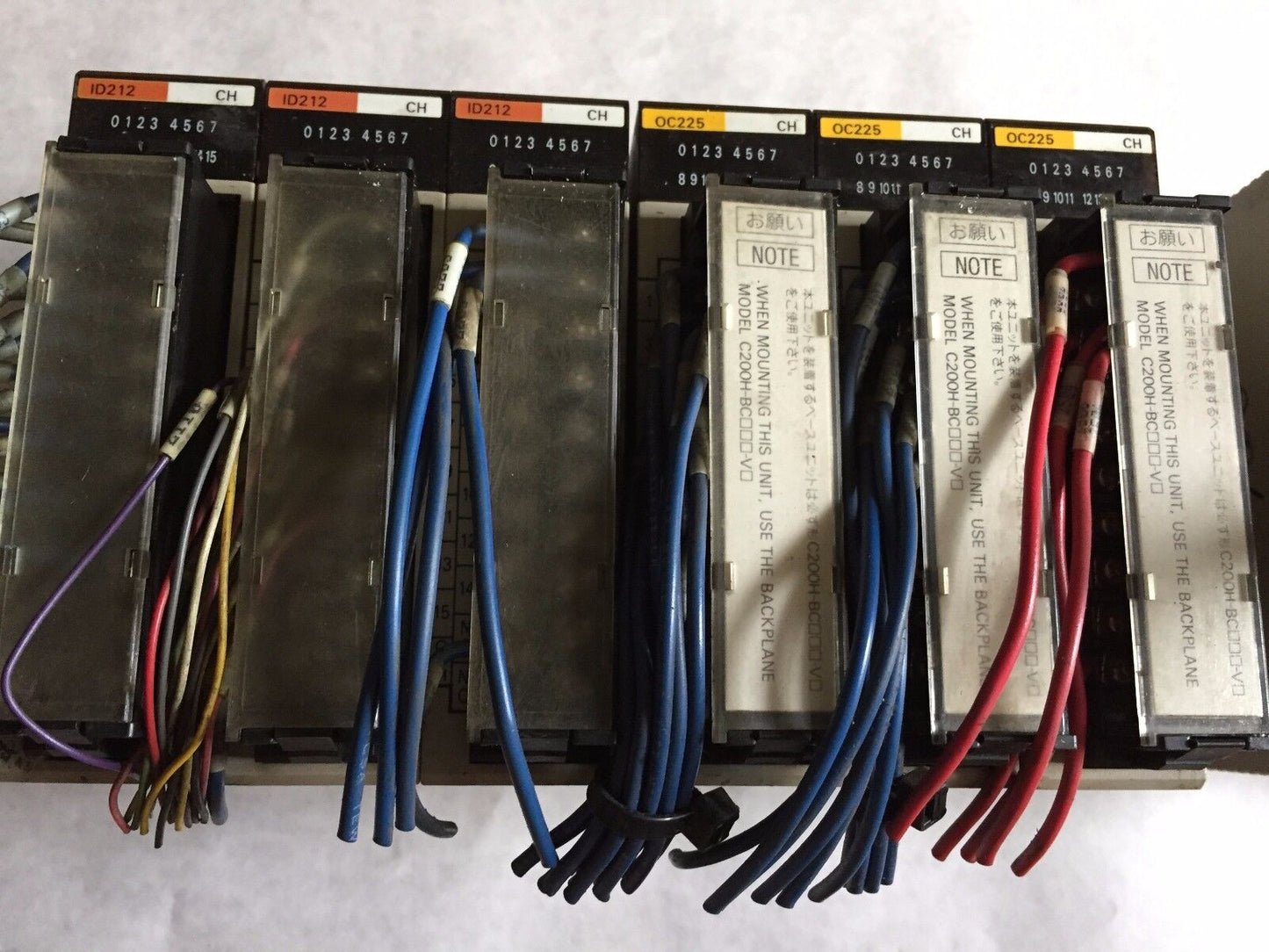 Omron Sysmac Cs1g,Cpu44h Plc Rack Pa204s I/O Power Supply,Nc413,Oc225,Id212,Ey