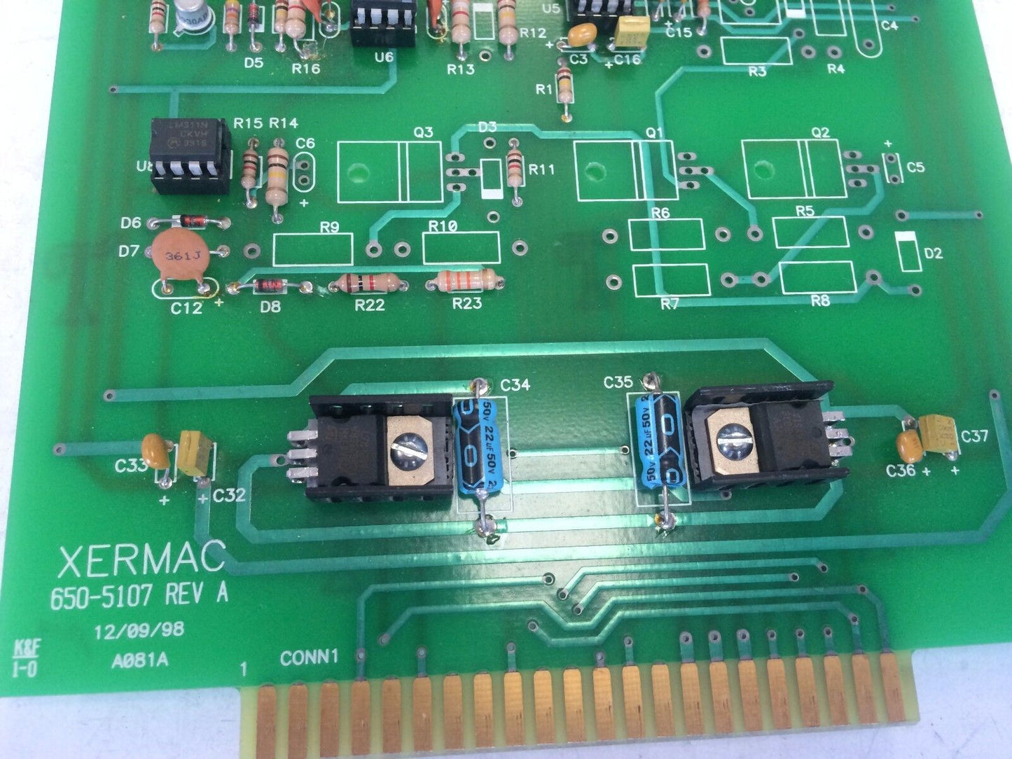 Xermac 650-5107 Rev A Circuit Board,Cv