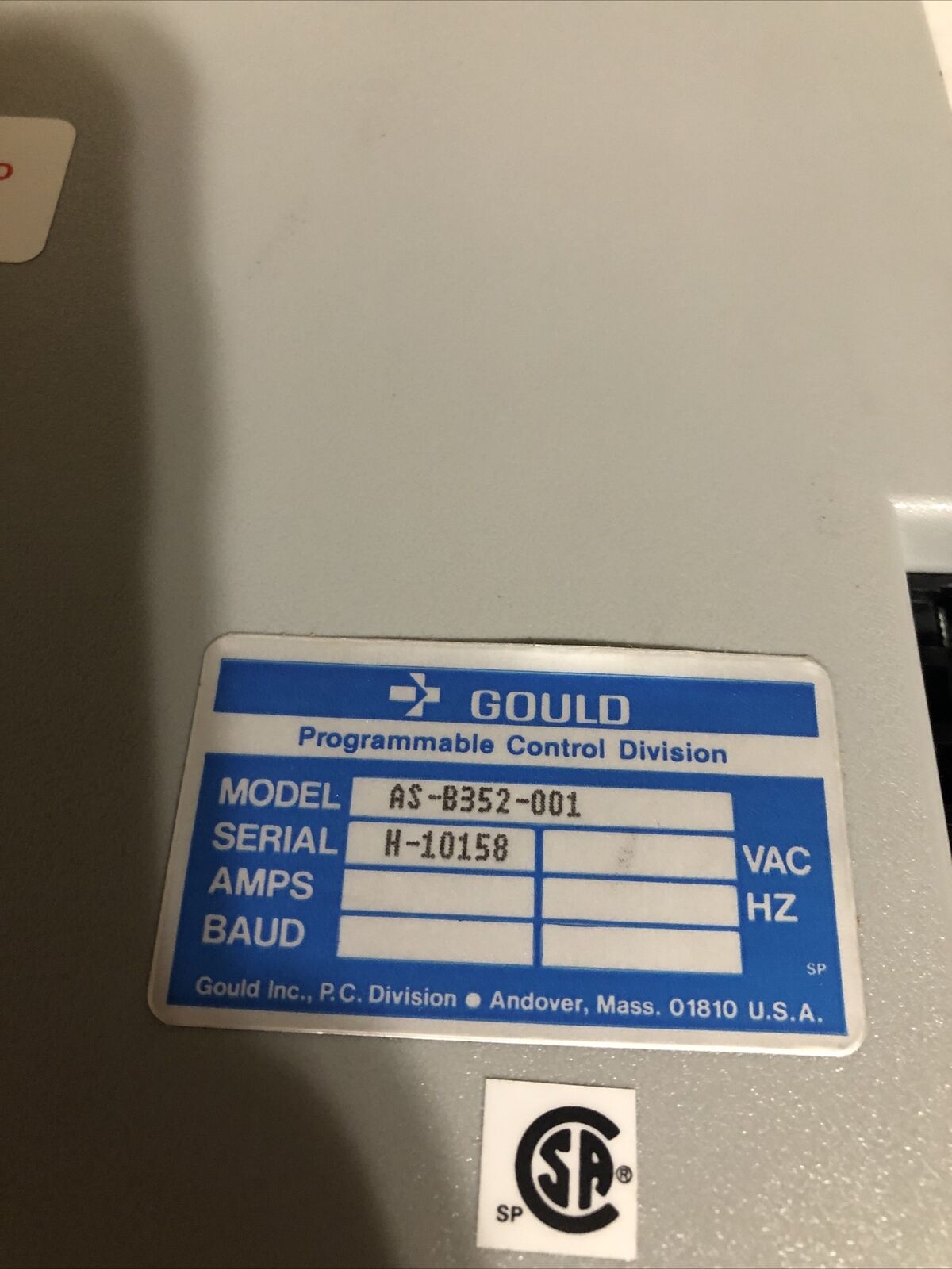 New Gould As-B352-001 Output Module B352 24Vdc Output,Modicon As B352 001 Ea,Ff