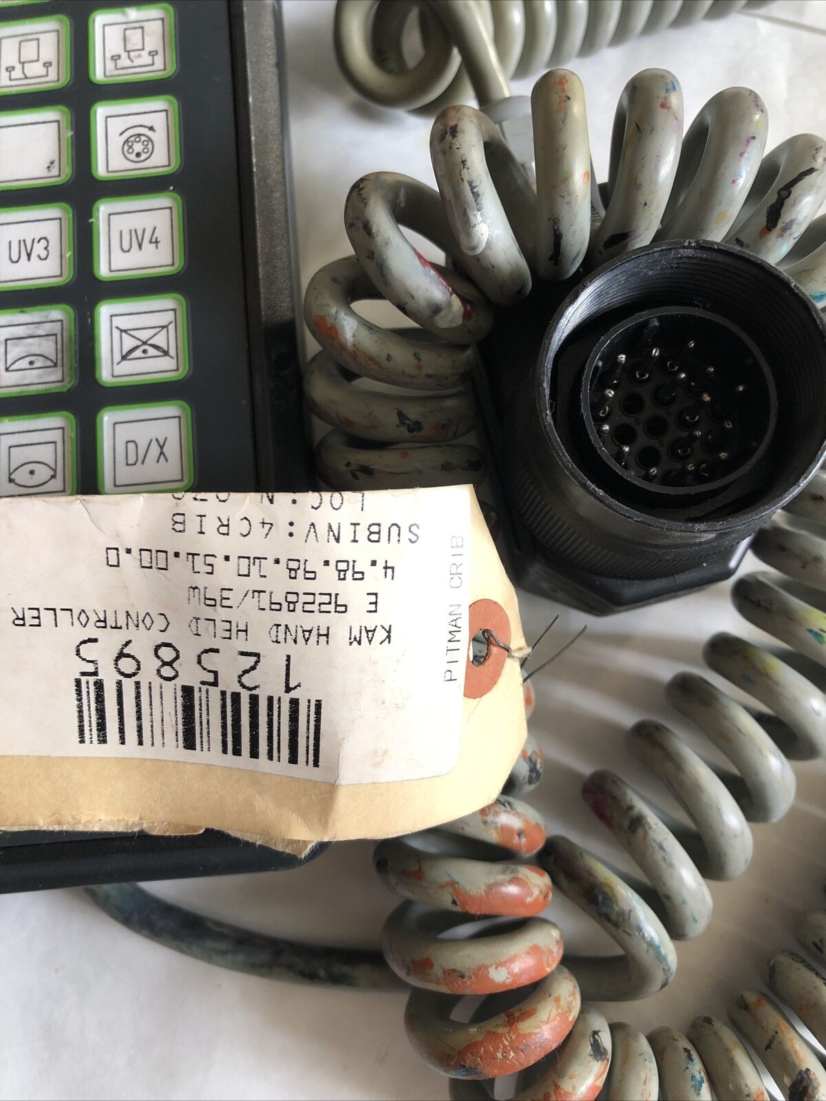 Kammann Handterminal Ht3/12539 Teach Pendant/Robot Controller,Ht3 12539,24V,Dg