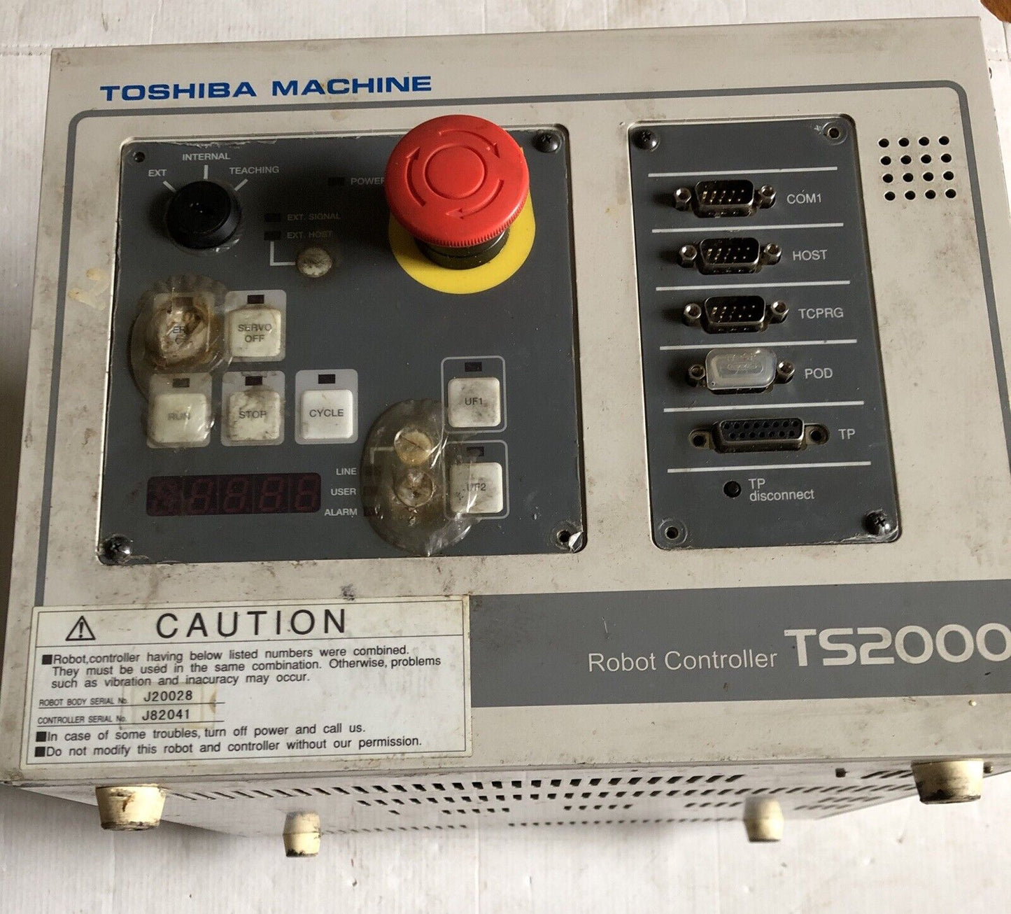 Toshiba Machine Ts2000, Robot Controller Ts2000,(Missed Some Screws) ,Cg