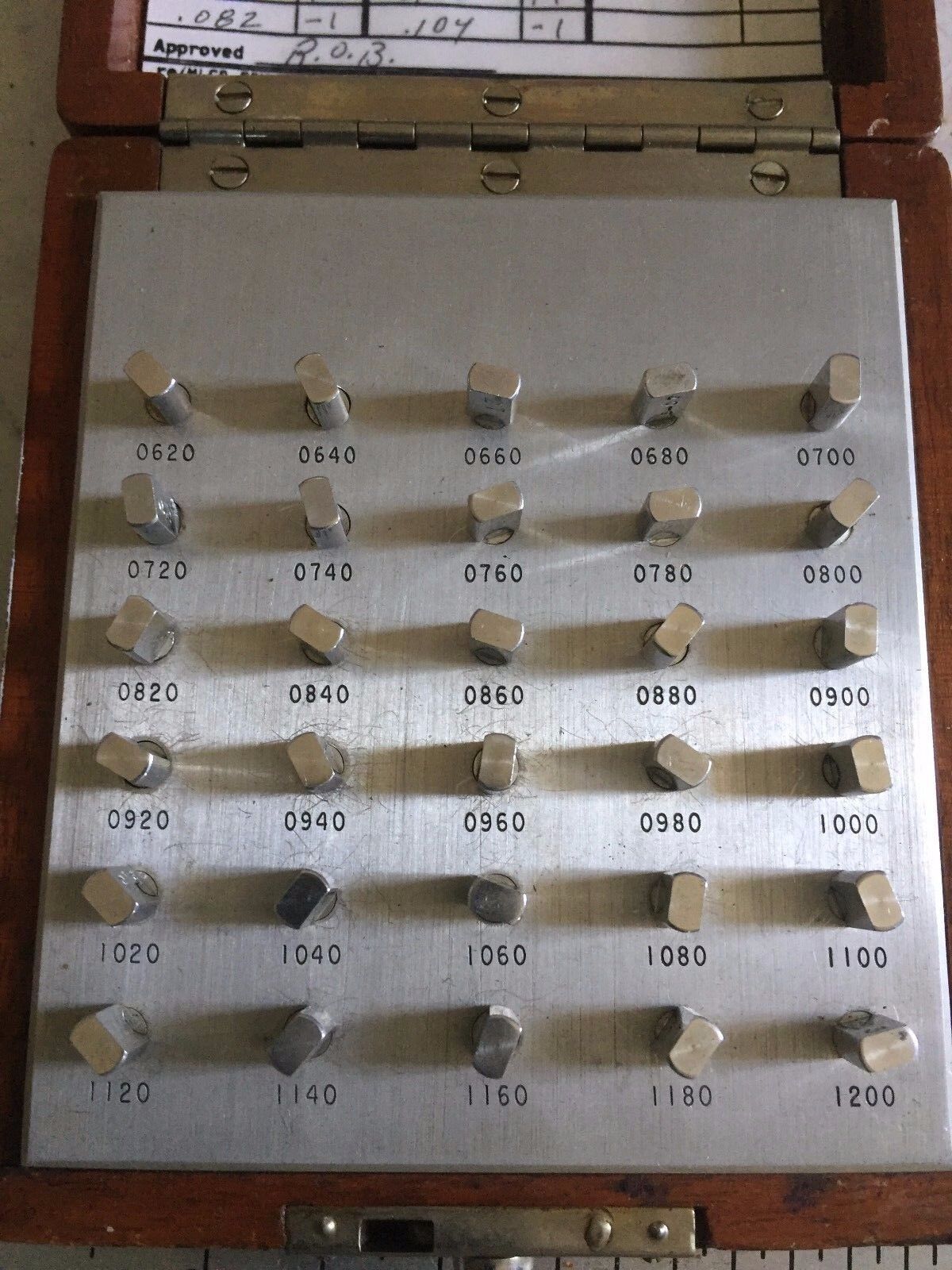 Hamilton C-50-13 ,1 Set Watch C-50-13 Gage Fine Plugs,Hamilton 0620-1200,Te