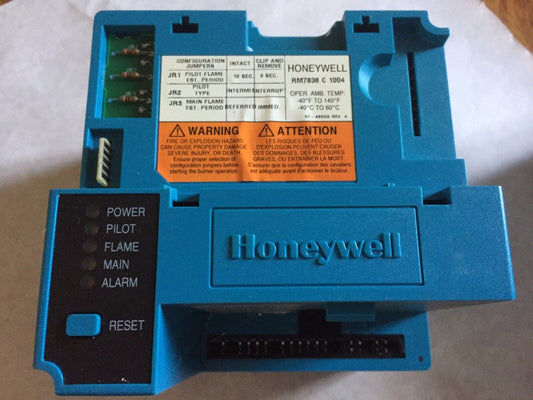 Honeywell Rm7838 C 1004 Burner Control Rm7838c 1004 W/ Honeywell Q7800a1005,An