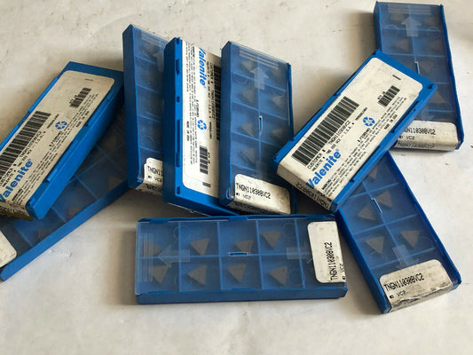 New Lot 90 Valenite Tng 222 Carbide Inserts, Grade Vc2 Tngn110308vc2,Bj