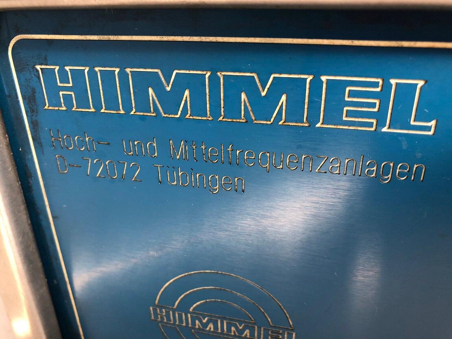 Himmel Hu2000 Temperature Controller,D-72072,230Vac Cooling Water 21/Min Hoch,Ch