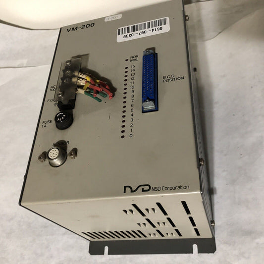 Nsd Vm-200-S50 Position Control Drive Nsd Vm-200,Mre-16Sp062,Bo,Fi