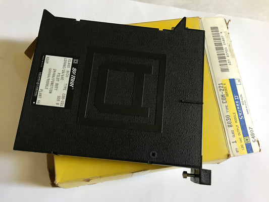 New Square-D 8030 Com-221 Plc Output Sy/Max Pilot Duty Progammable,Ep