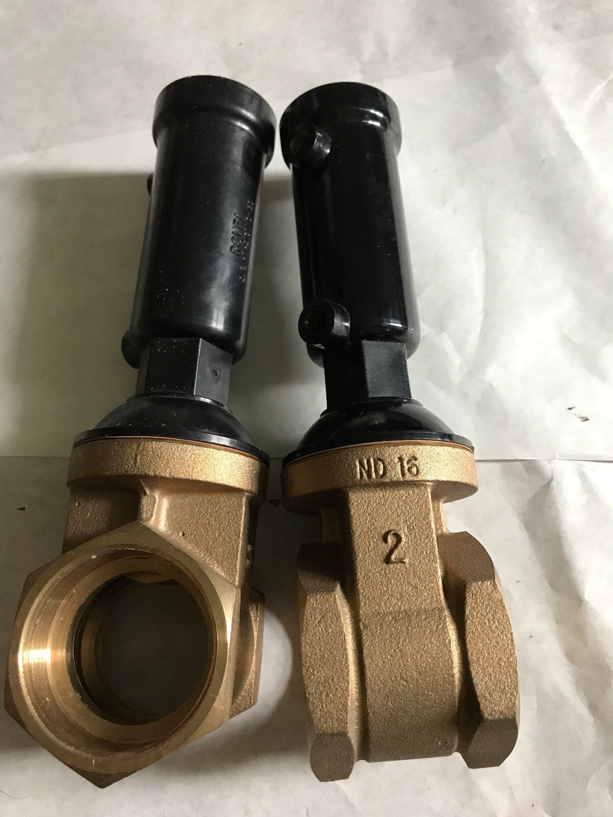 New 2" Rovel Nd16 Nylon Operator Gate Valve Pneumatic No Normally Open,Ag