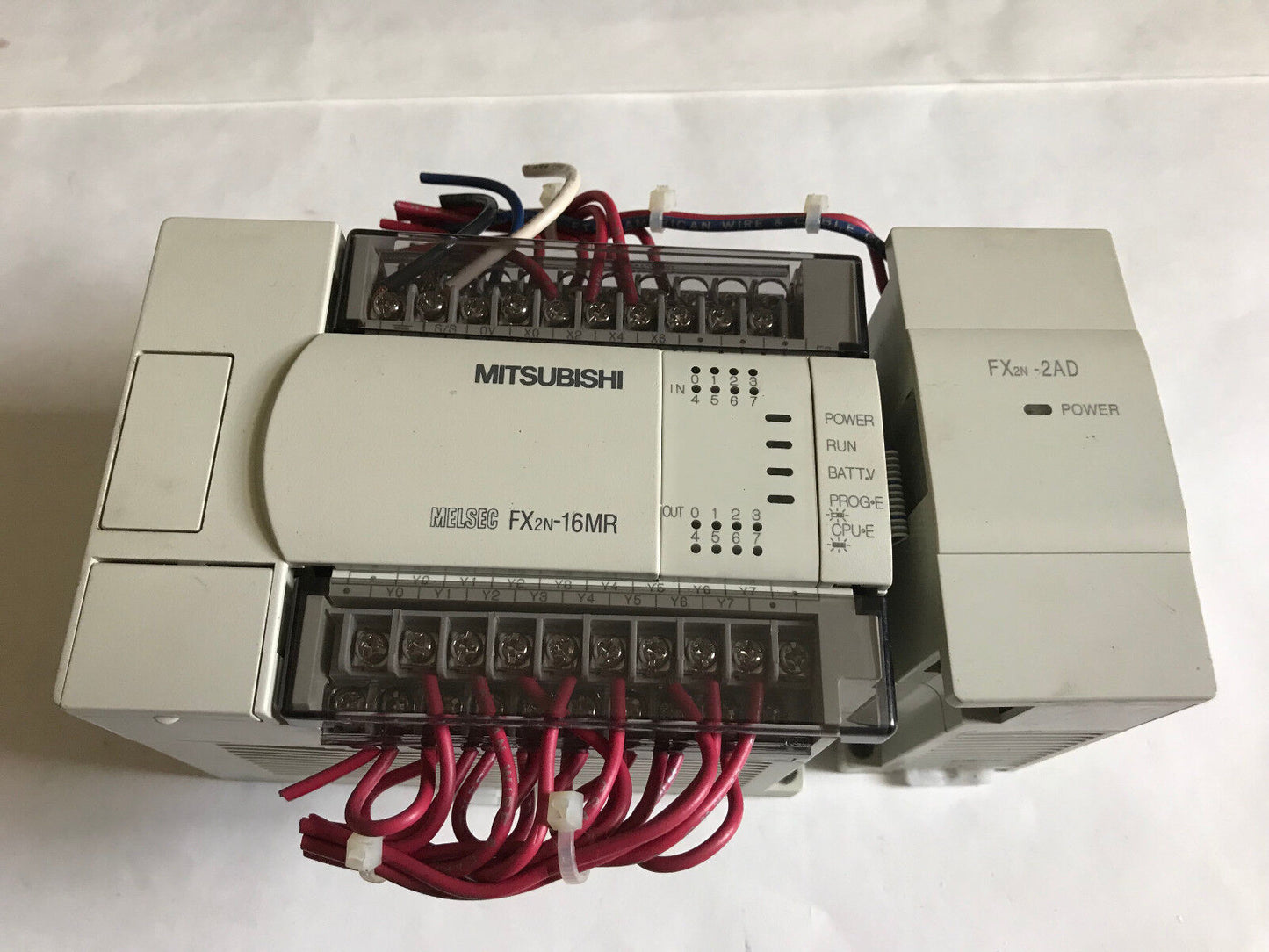 Misubishi Fx2n-16Mr-Es/Ul,Fx2n-2Ad,Fx2n-16Mr Programmable Controller 2A,240V,St