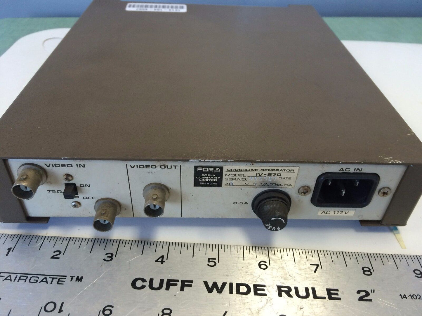 For A Iv-570 Crossline Generator, 115 Vac,(For Part And Repair Only),Ax