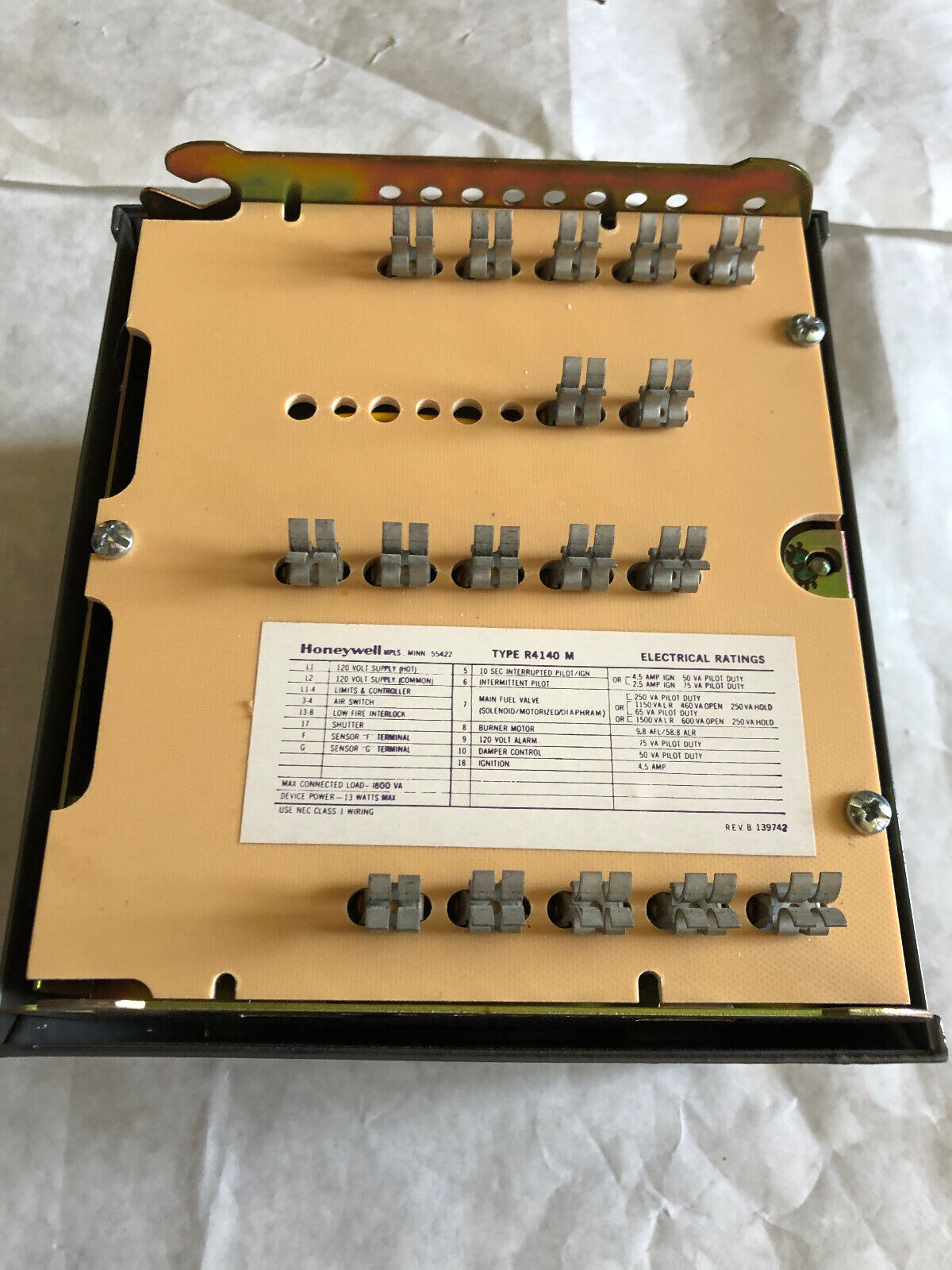New Honeywell R4140m 1020 Flame Safeguard Programmer Control,R4140 M 1020,Sj