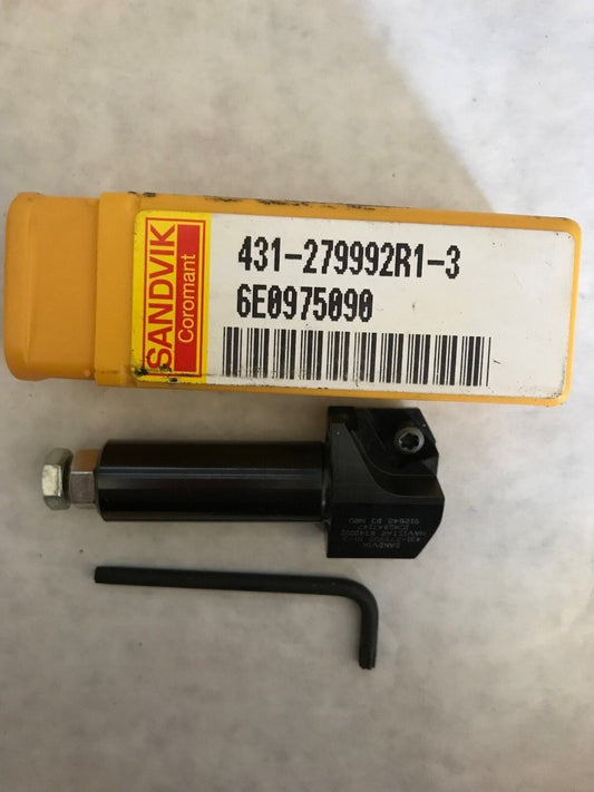 Sandvik Coromant431-279992R1-3 6E0975090 Milling Insert Holder, Ek