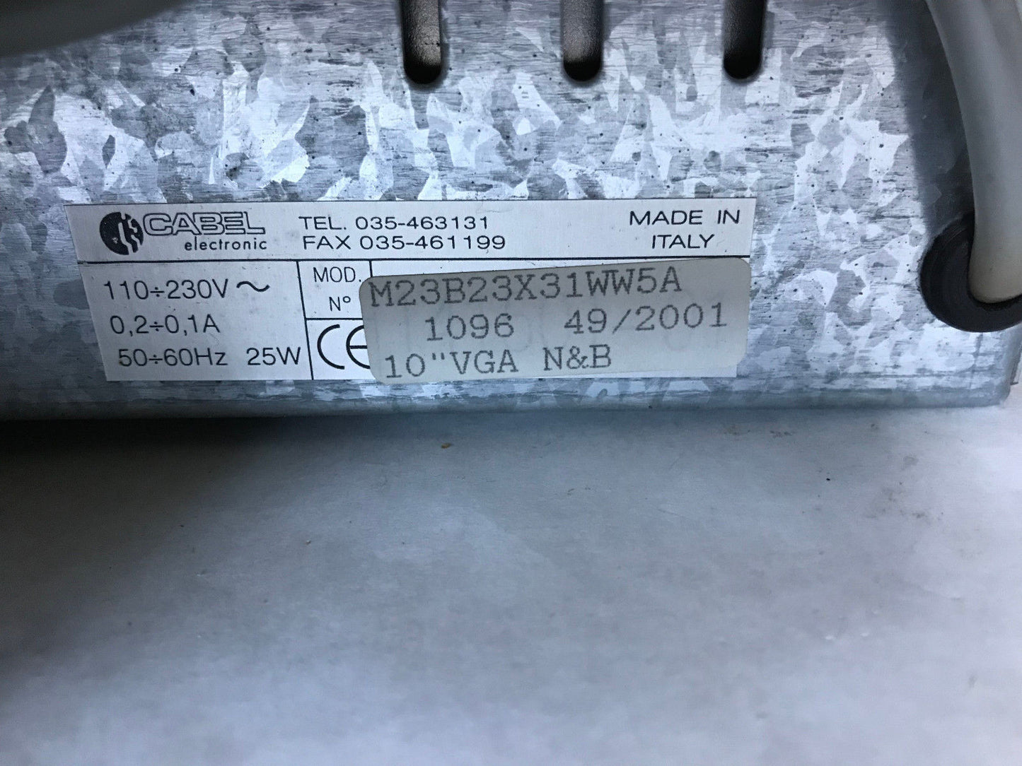Num 0213-010-935 Operator Interface Crt 9" Monitor 0206 203 638  65040-000A,Ax