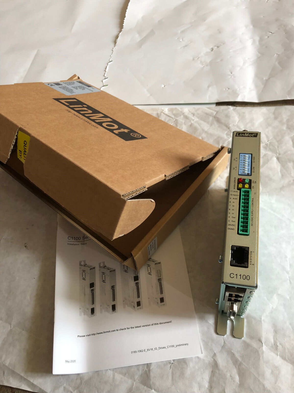 New Linmot C1100-Gp-Xc-0S-000 Servo Drive,C1100,Linmot 0150-2380,2084.842.435,Cu