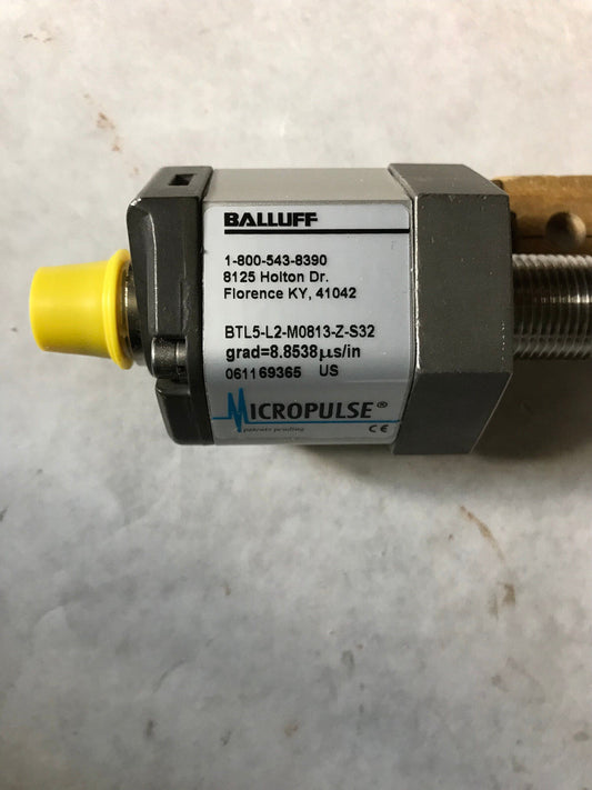 New Balluff Btl5-L2-M0813-Z-S32 Micropulse Linear Transducer 35-1/2"Rod Length