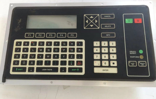 Videojet 355323-A,Cda Aid-1,Hitachi 97-44103-9 Operator Interface,En