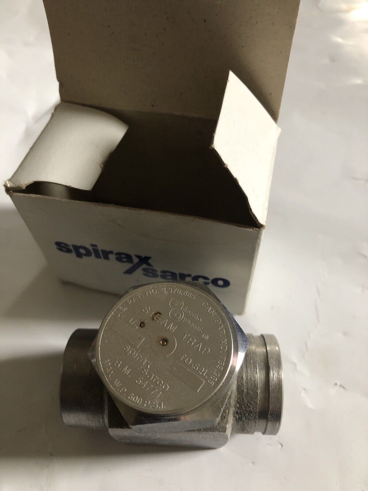 New 1/2" Npt Spirax-Sarco Td52l Thermodynamic Steam Trap,B.M. 54771,Td-52L,Eb