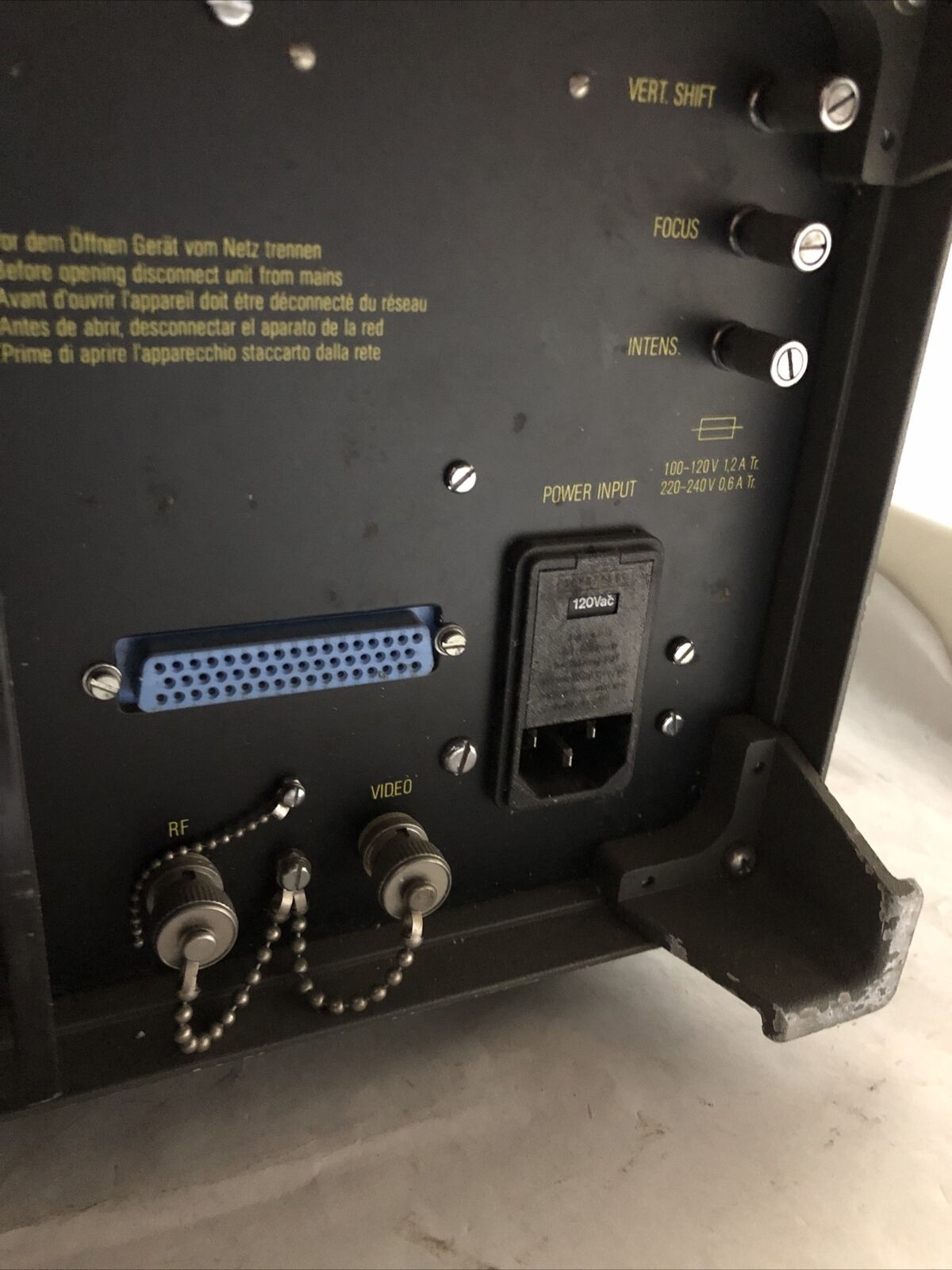 Krautkramer-Branson Usip-12,Dtm 12 Ultrasonic Flaw Detector 29321-1584, L679,Bl