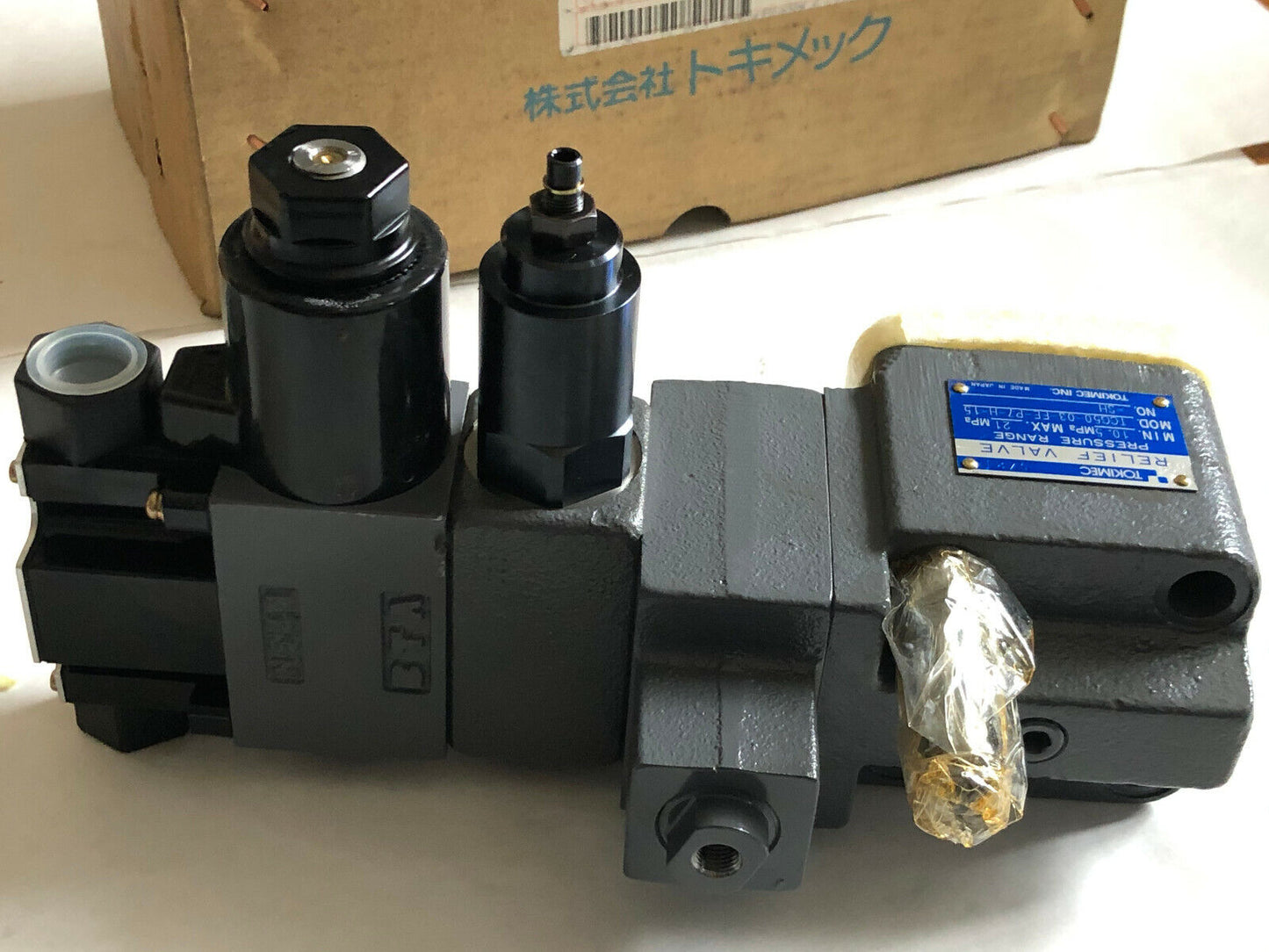 Tokimec Tcg50-03-Fe-P7-H-15 Sh,Dg4v-3-0B-M-P7-H-7-P12-54,Tgmsl-3-L-50 Valve,Ex