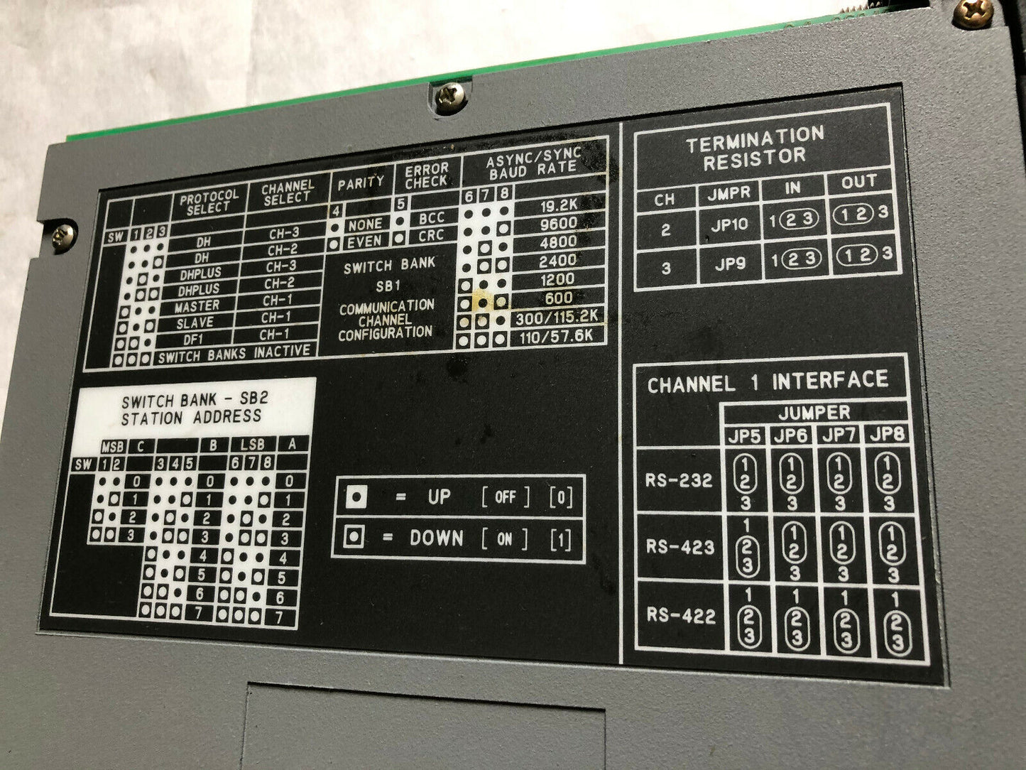 Allen-Bradley 5130-Ka A Dh/Dh+  Interface Mod,Plc Module,Ch