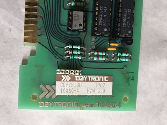 Daytronic 10A60-4,10A60-4 H/W 3.0,Daytronic 10A60-4,10A60-4/001 Board,Bt