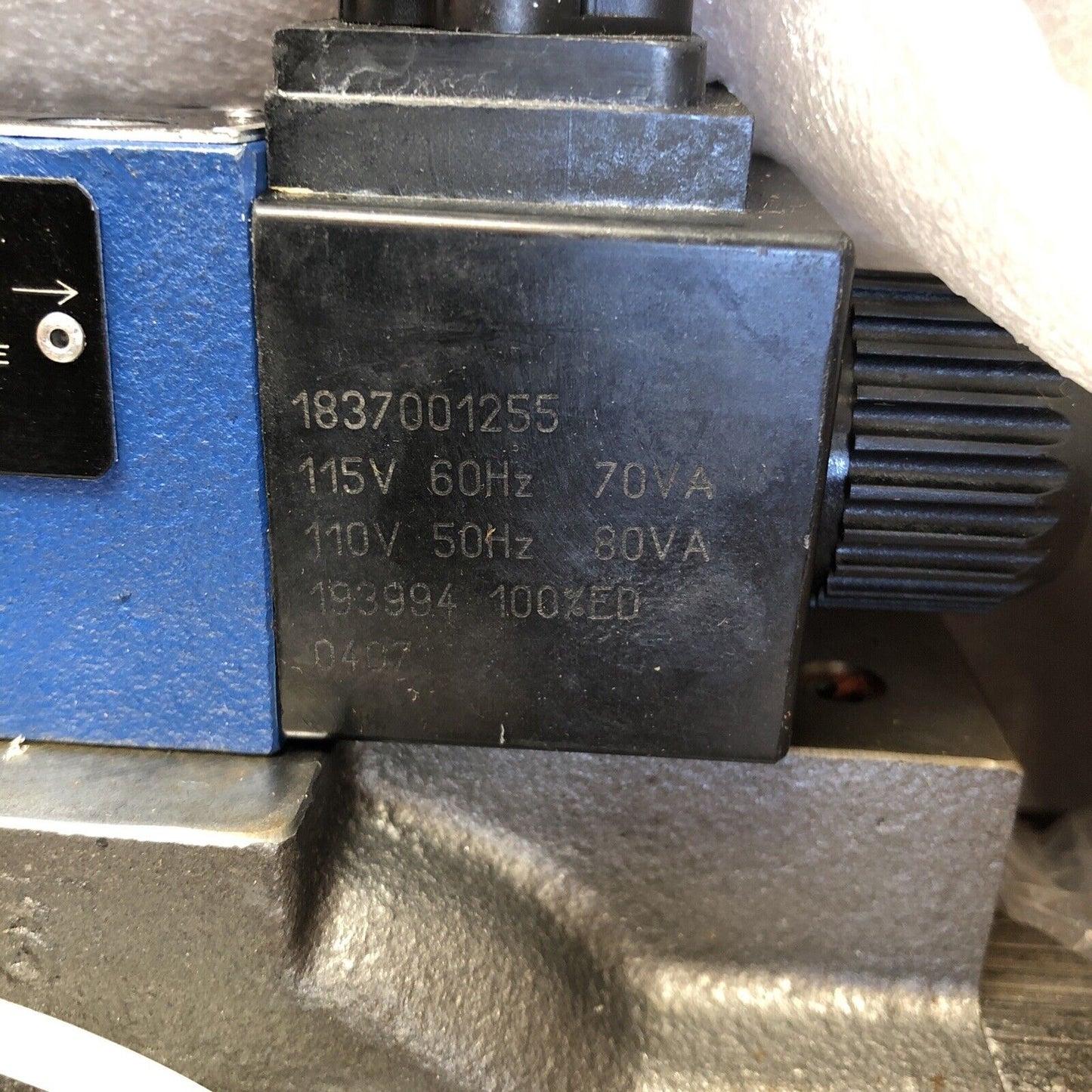 Rexroth Bosch 9810235594,081Wv25p1v304pyws115/60D51/55 Hydraulic Valve,3000,Dd