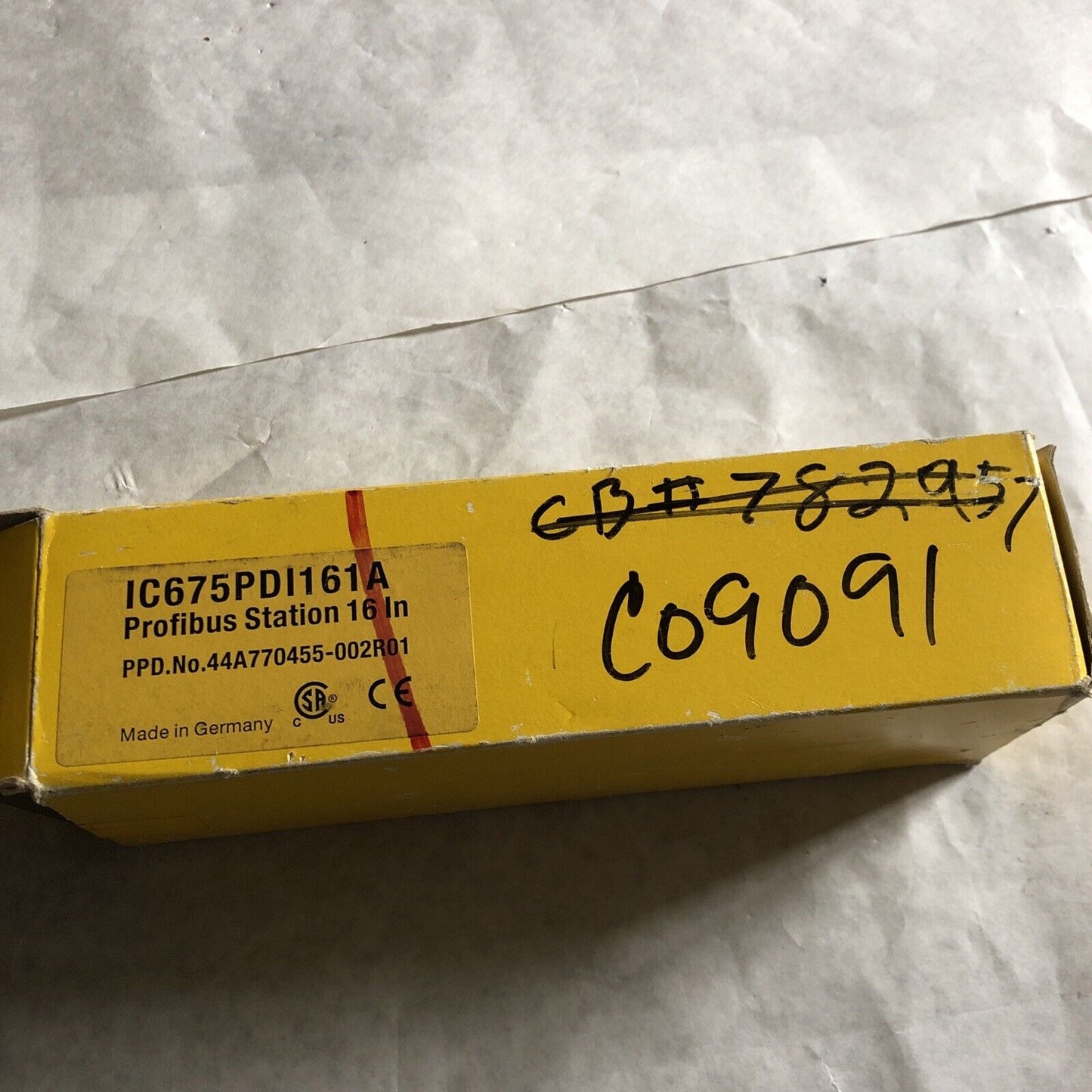 New Ge Fanuc Ic675pdi161a,5Gd1h,Bus Stop 16Point Input Block Ic675pdi161,Ea