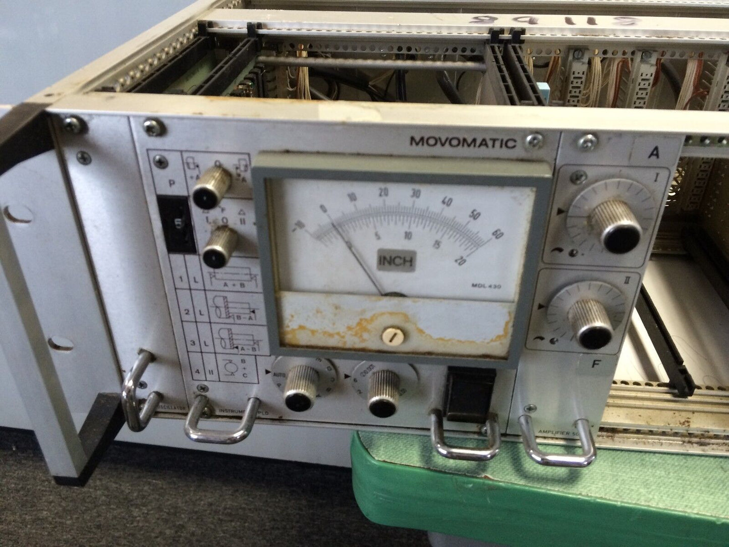 Motortronics Era-4662 Gage Amplifier Movomatic,Pc3179 A,Gnd,Oscillator,By