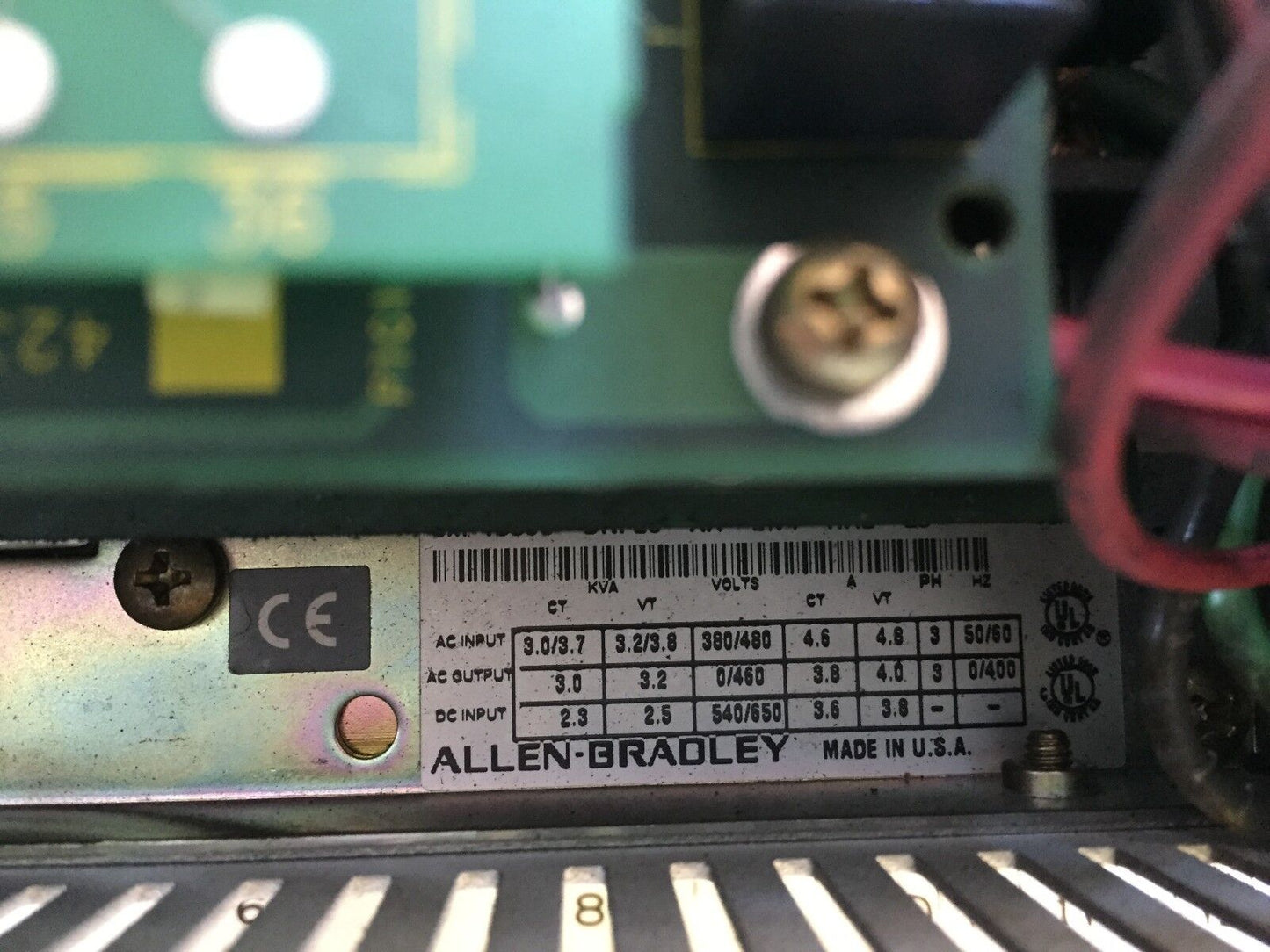 Allen Bradley 1336S-Brf20-Aa-En4-Ha2-L5 Drive,2 Hp,1336-L5,1336S-En4,Bg