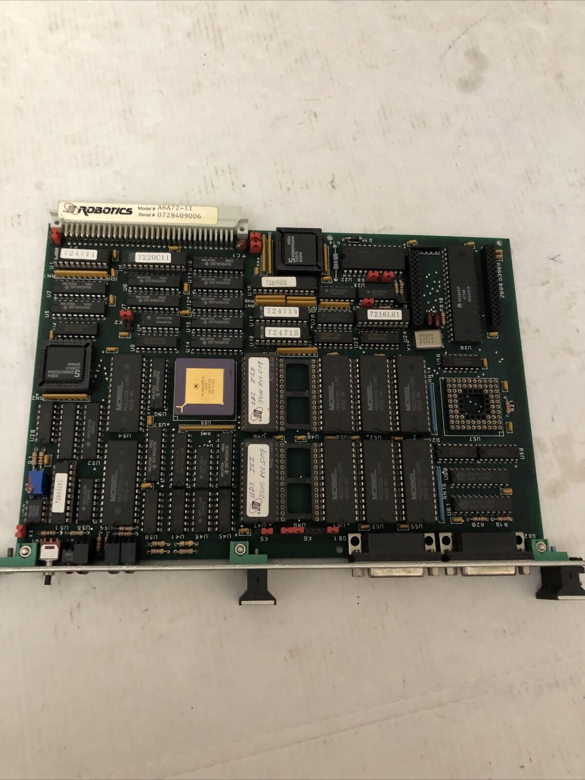 Isi Pc072c,Isi Iac 8000,Robotics A6a72-1I,Pc021a Norgren  Module,Cz