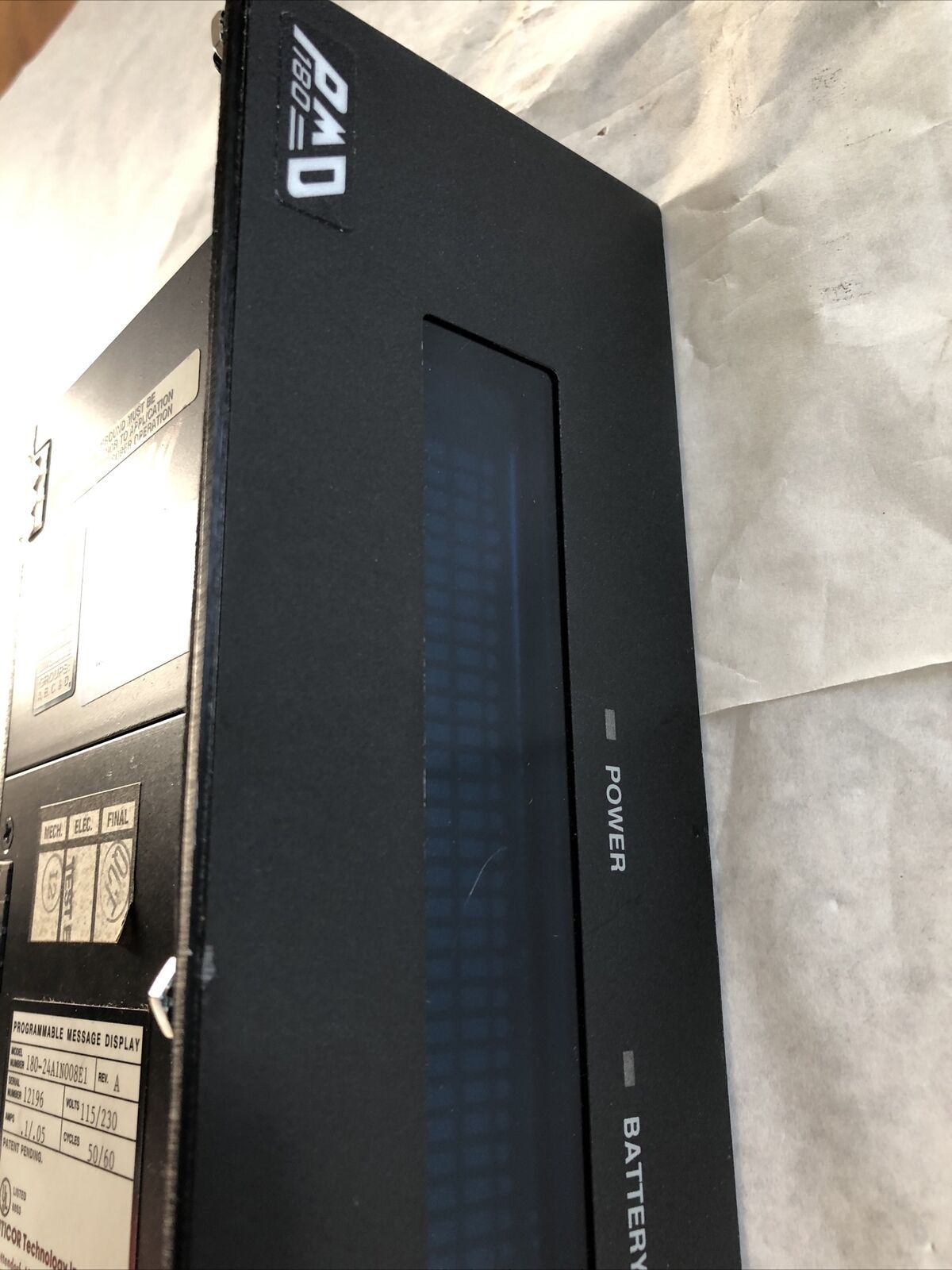 Uticor 180-24A1n008e1,Pmd 180, Avg Message Display .1/.05Amp 115/230V,Ee