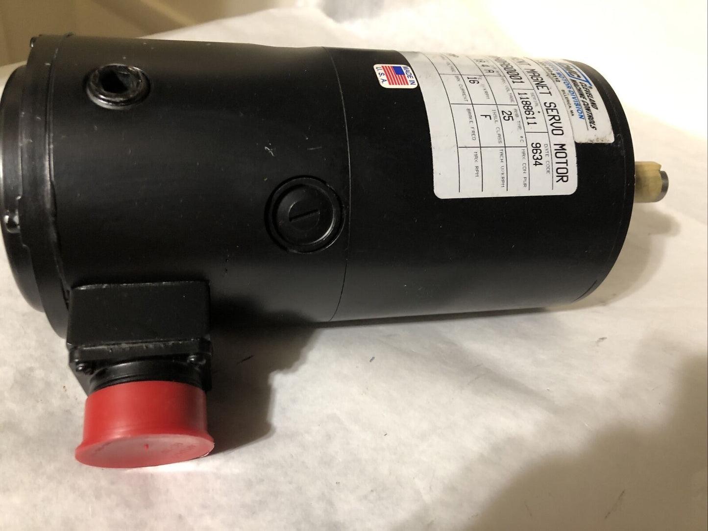New Cmc Cleveland 4102Dcb300h0ab0001 Permanant Servo Motor 18.4A  Torque, Bq