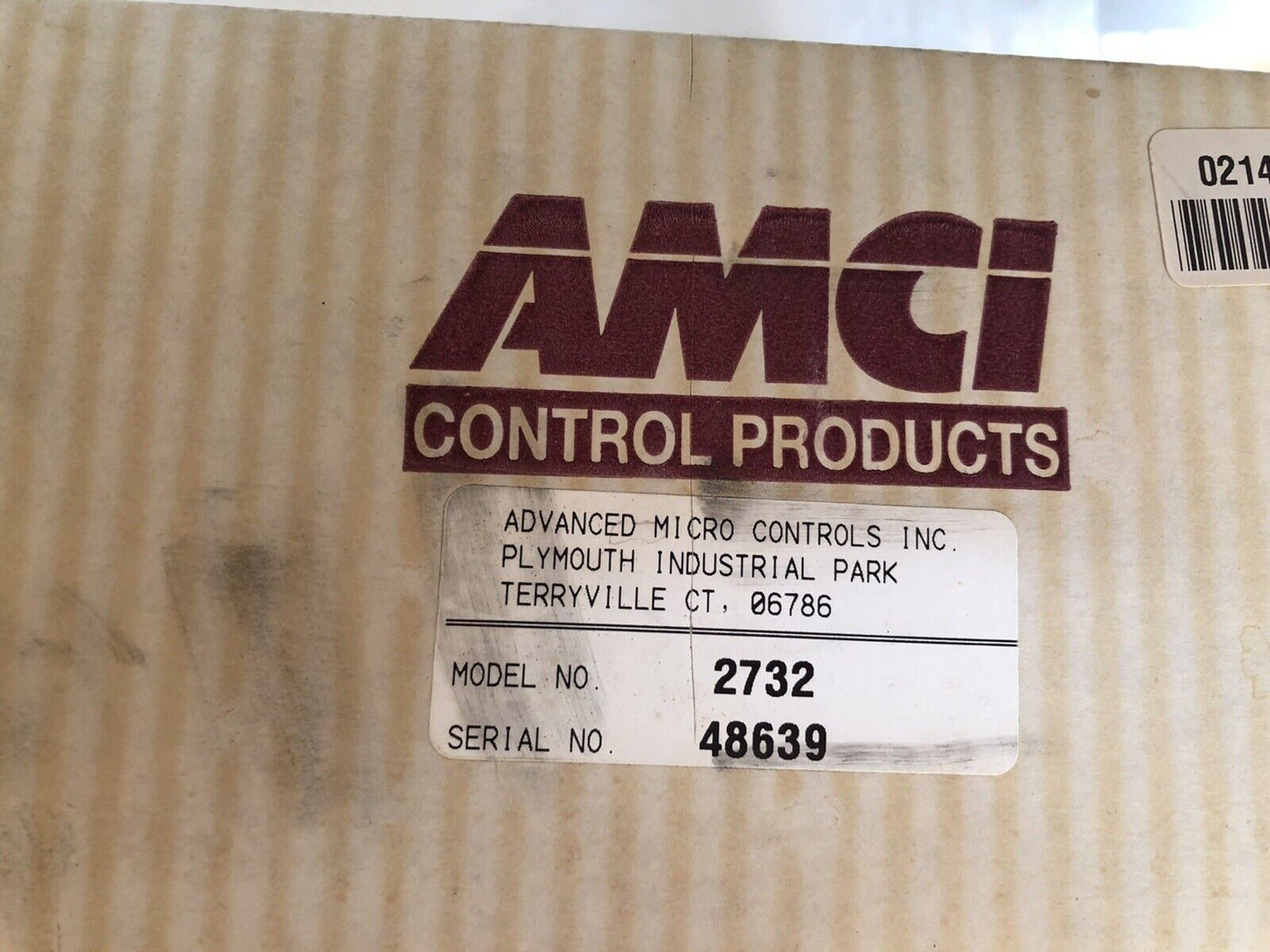 New Amci 2732 Plc Resolver Controller, 10 Bit, 2 Channel,Advanced Micro,Dl