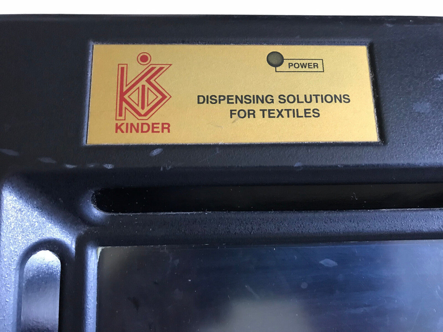 Kinder Dispensing Solutions Operator Touch Panel For Textiles Kis,Ad