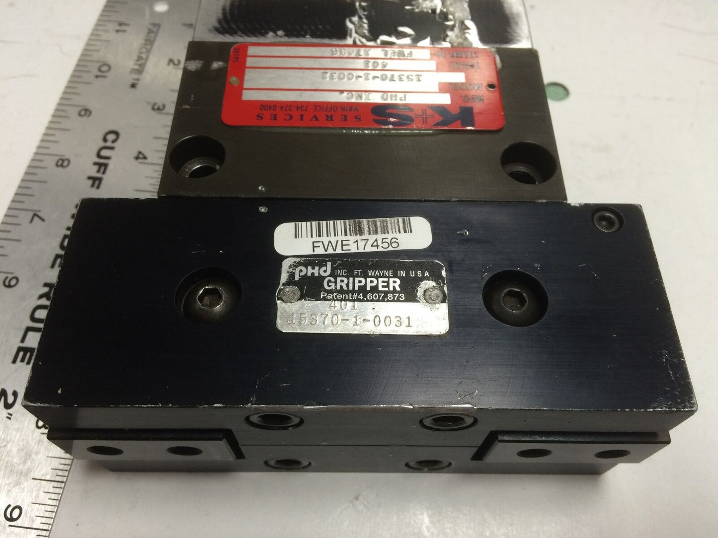 Phd 15370-1-0031 ,Fwel 17456,Phd 401, 4,607,873 Pneumatic Gripper,Bs