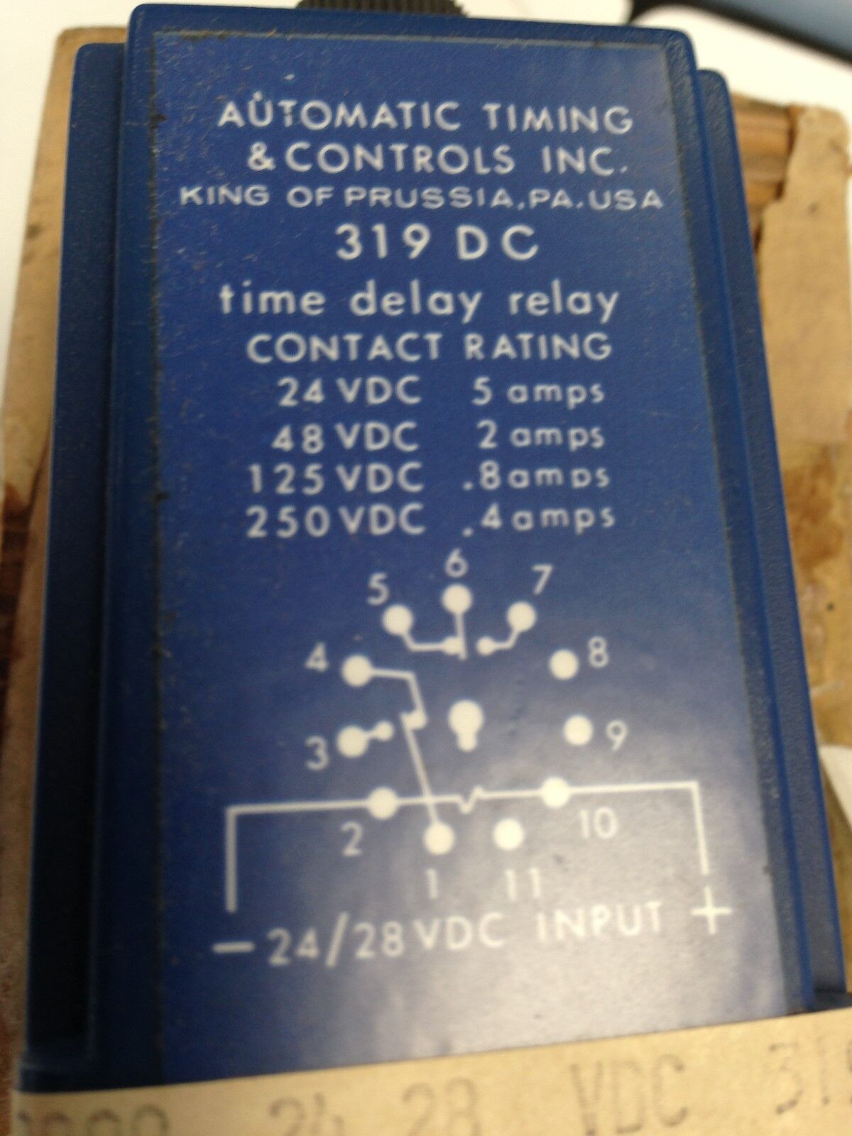 New Atc 319Dc 319H-007-H1-X Automatic Timing & Control Timing Relay 24/48 Vdc,Sv