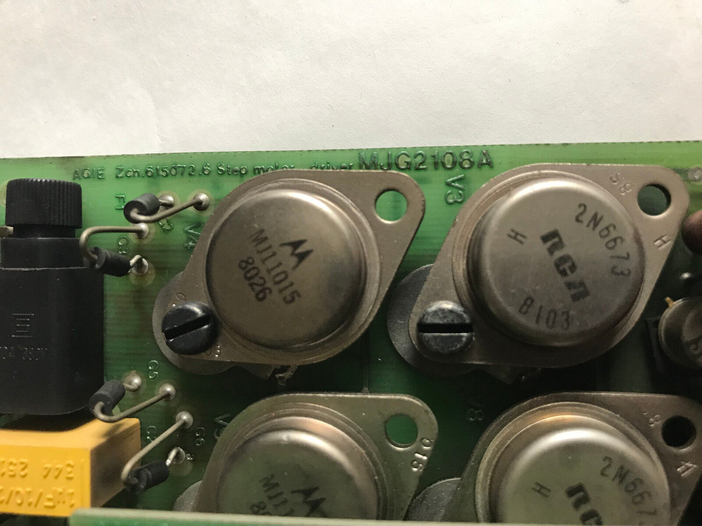 Agie 615072.6 Edm Machine Mjg2109b Step Motor Driver Agie Mjg2108c,Mjg2108a,Si