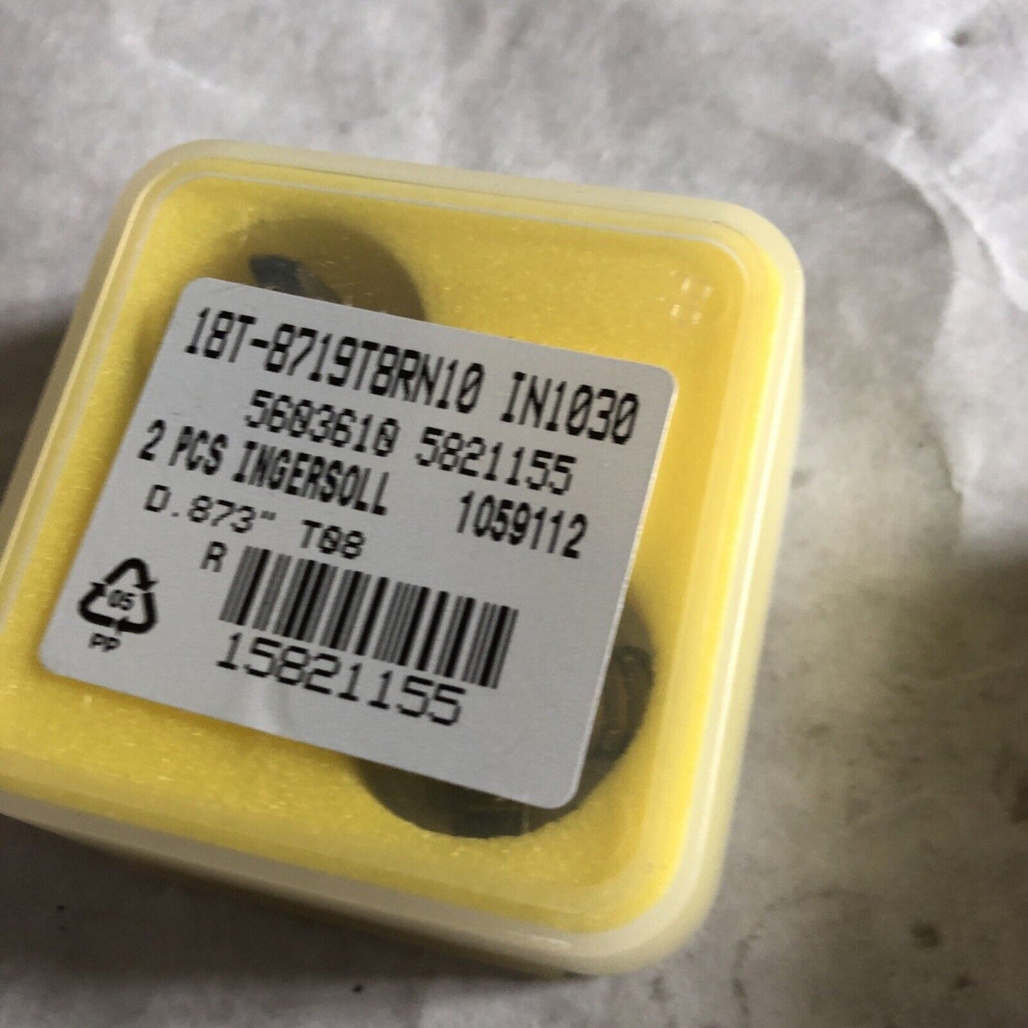 Lot2 Ingersoll 0873,1058975 Solid Carbide Cutter Surfer 18T-8719T8rn10 In1030,Al