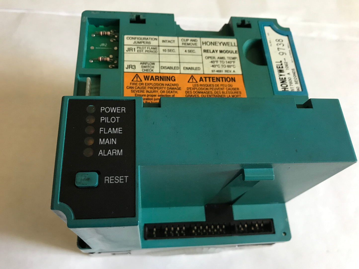 Honeywell Rm7800l1012 Burner Control Rm7800l1012,Base,Q7800b1003,St7800a1062,Sr