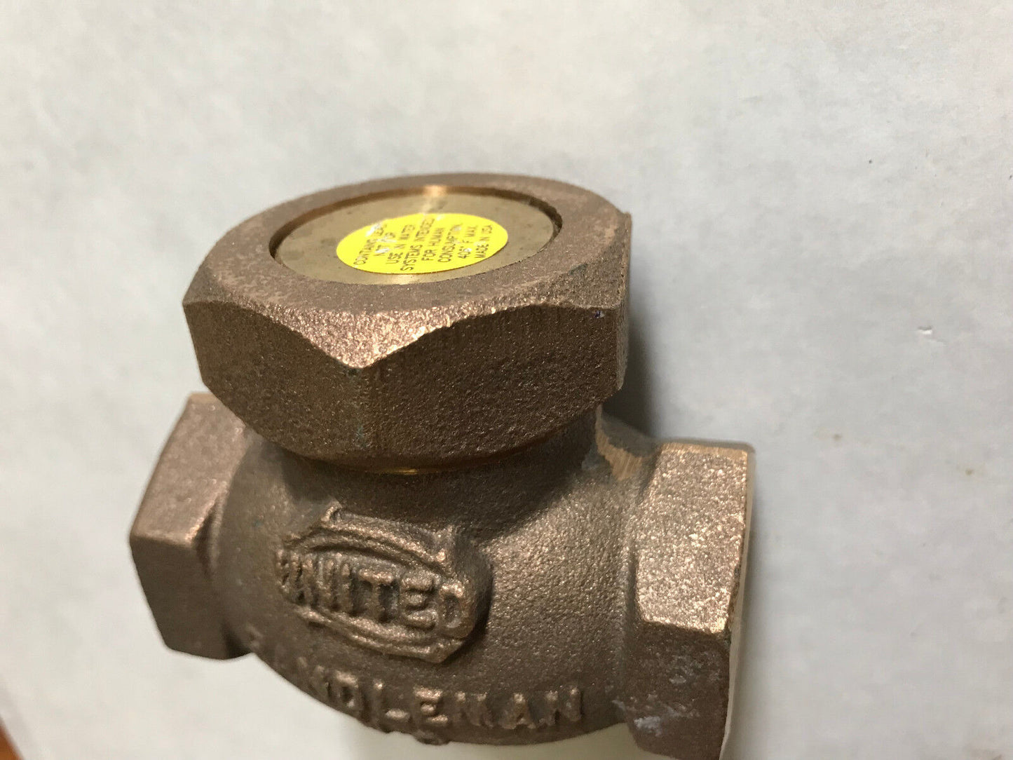 3/4 United Brass Works, Randleman Spring Lift Check Valve Live Steam,200Wsp,400