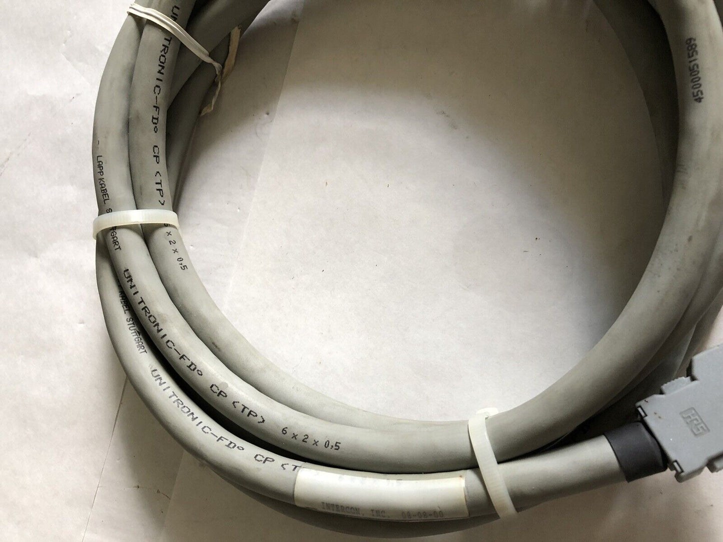 Intercon Robotic/Machine Cable Assembly Cordset Gmpg-001-003 Hf,4500051589,Ev