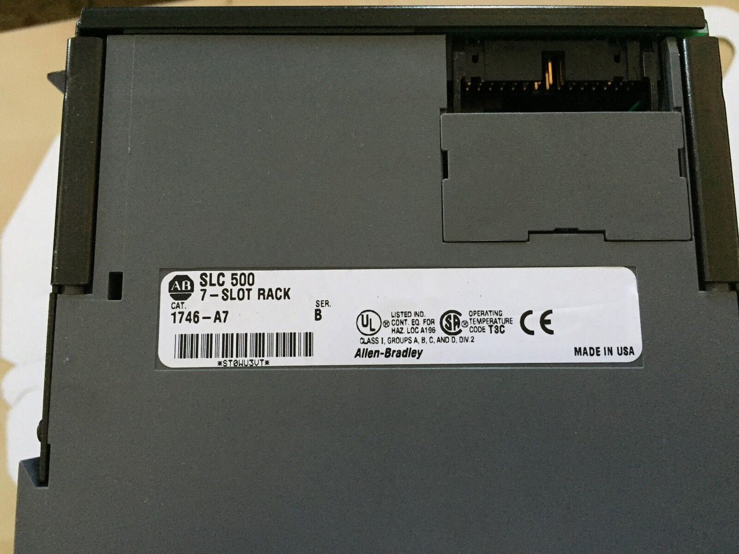 Allen Bradley Slc-500,1746-P2,1746-A7 Plc System,5/02 Cpu,1747-L524,Be