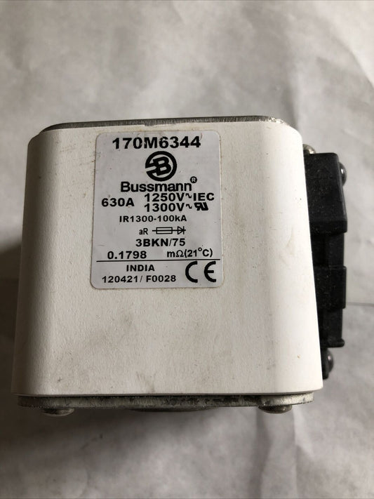 New Bussmann 170M6344 Fuse 640Amps, 640A, 1250/1200V,Bm