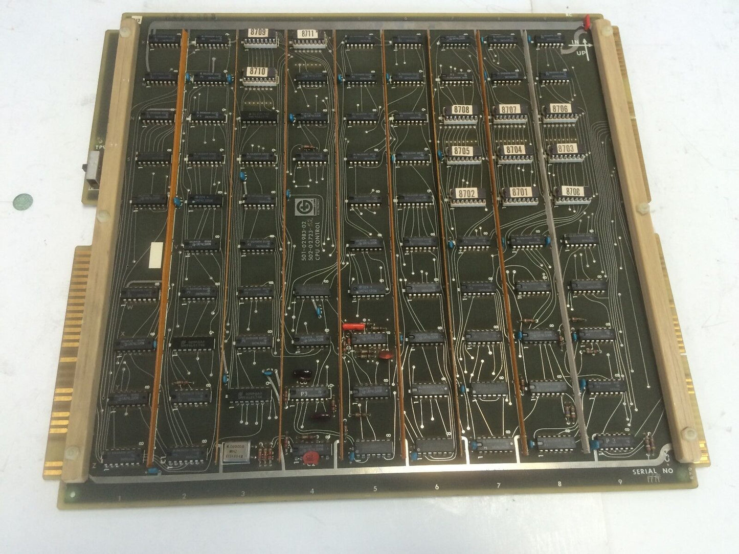 Giddings & Lewis Cpu Control 501-02983-02,502-02723-52 Circuit Board,1771,Dj