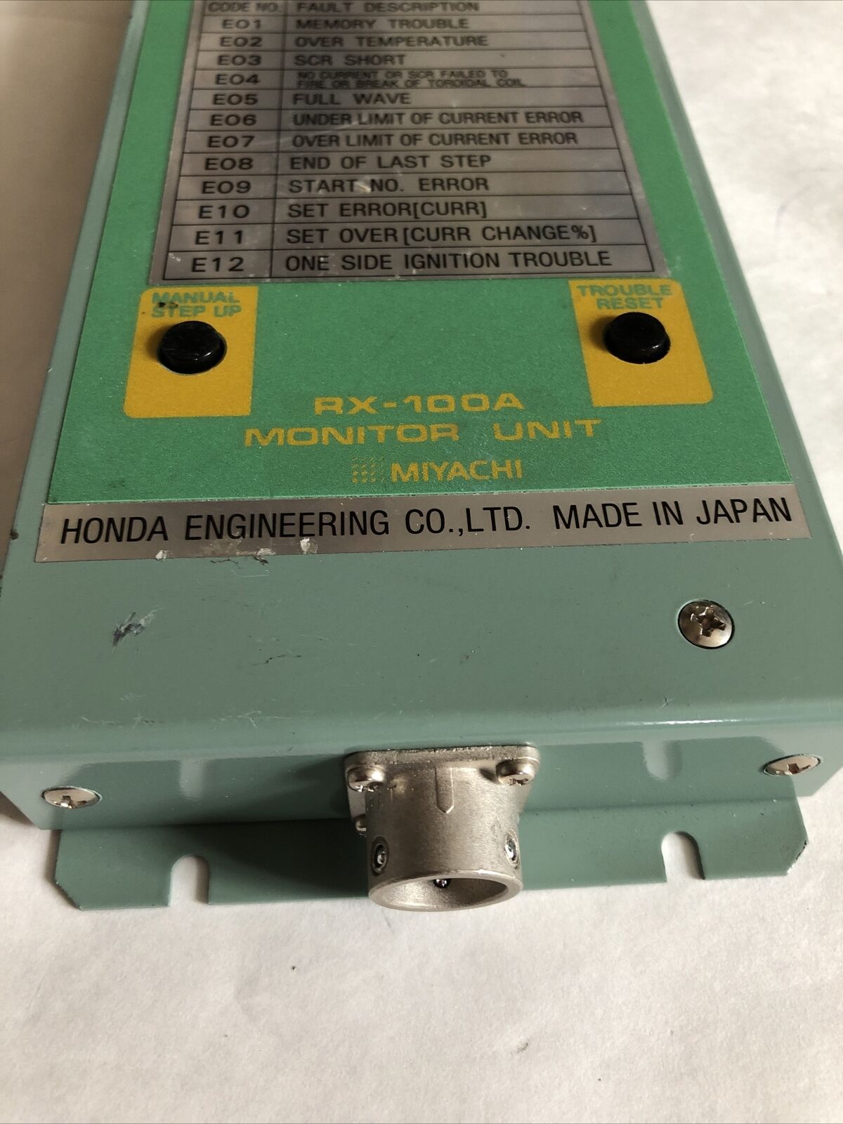 Miyachi  Rx-100A, Honda Monitor Unit Display E01-E12 Code,Fb