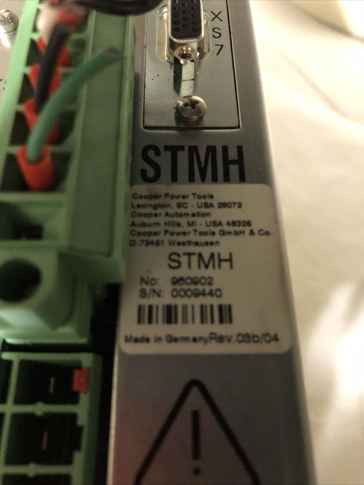 Cooper Power Tools Stmh 960902 Servo Drive Controller,Fj