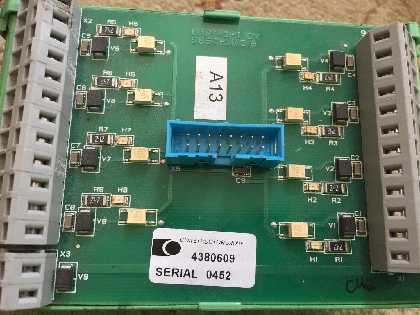 Constructor 4380609 Plc I/O Controller Miriachi Oy S657hma018,Tk
