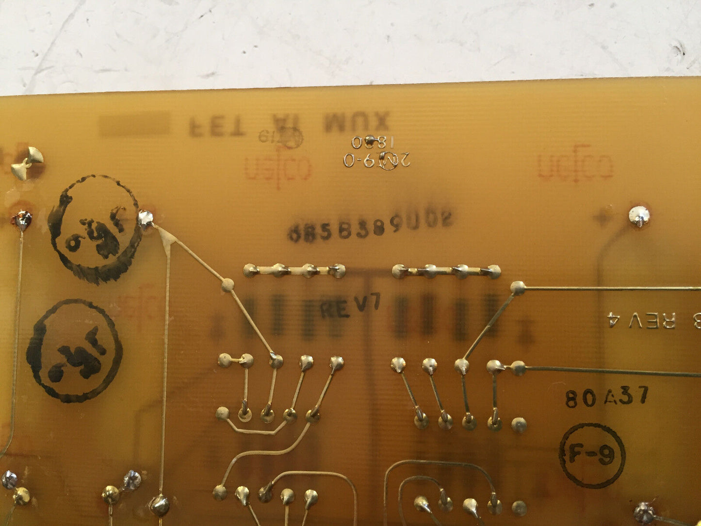Fischer & Porter 85B389u02,358E913 Rev4 Abb Fet Ai Mux  Board,Ed